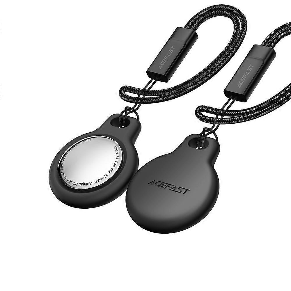 Acefast SmartTag S1 para Series iOS, Set de 4 piezas, Gris