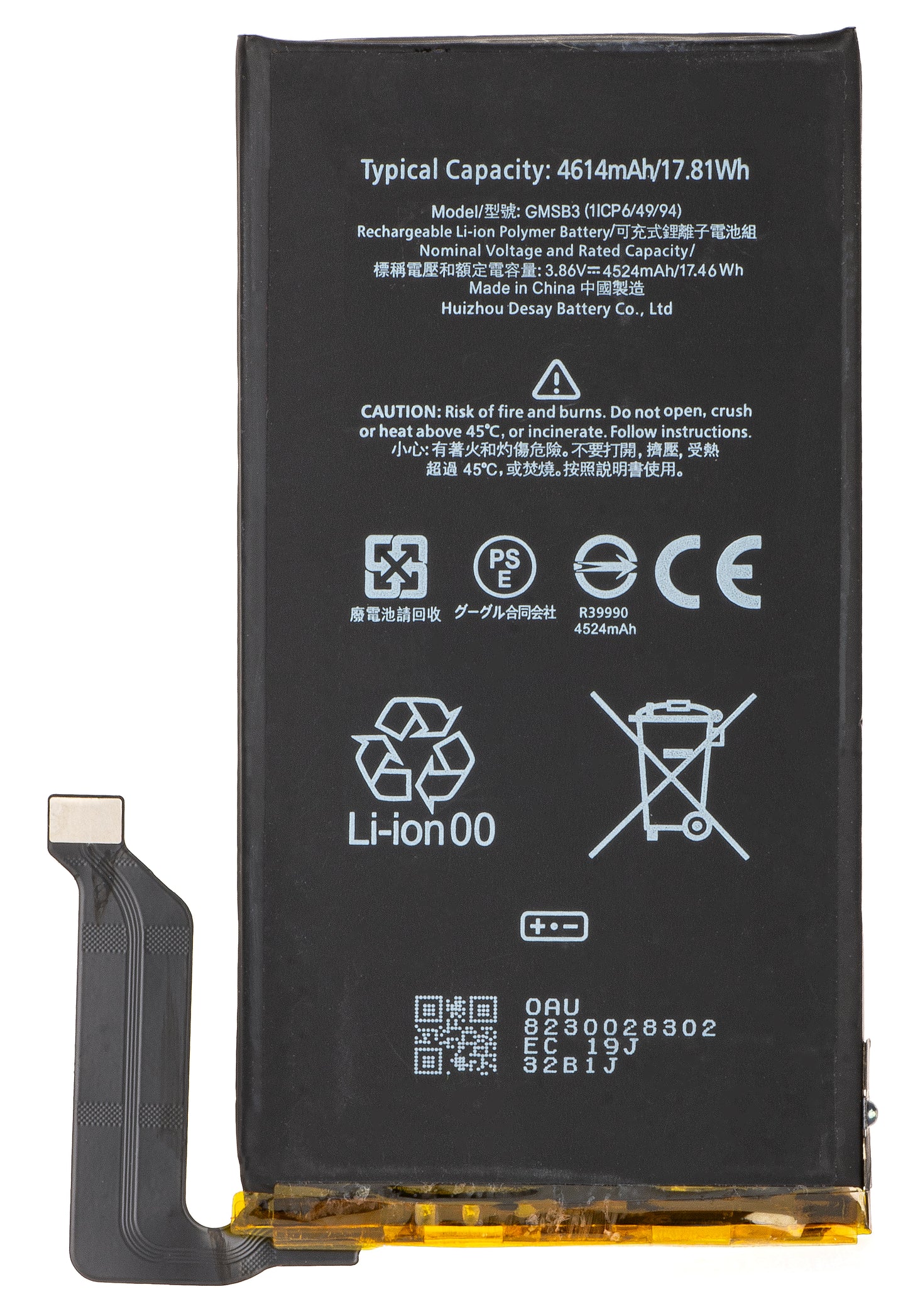 Batería para Google Pixel 6, GMSB3