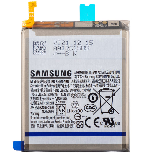 Batería Samsung Galaxy Note10 N970, EB-BN970ABU, Service Pack GH82-20813A