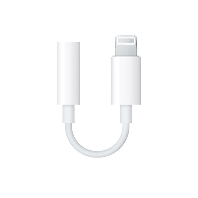 Adaptador de Audio Lightning - 3.5mm OEM, Blanco
