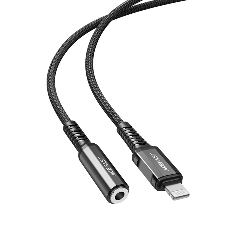 Lightning Audio Adapter - 3.5mm Acefast C1-05, Black