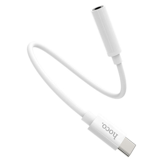 Adaptador de Audio USB-C - 3.5mm HOCO LS30, Blanco