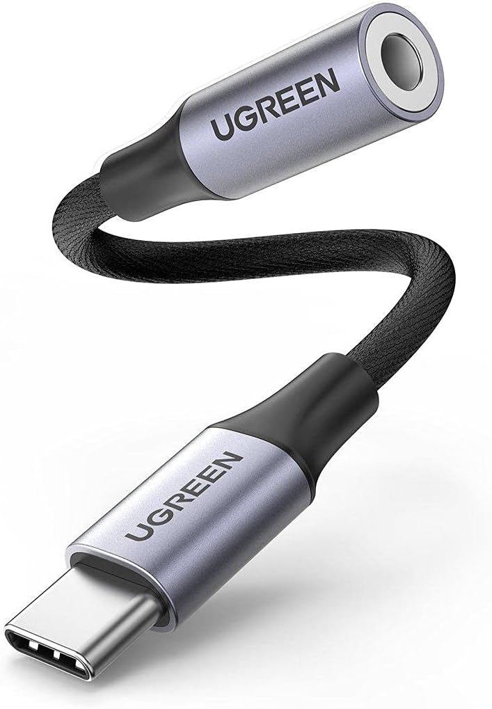 Adaptador de Audio USB-C - 3.5mm UGREEN AV161, Gris