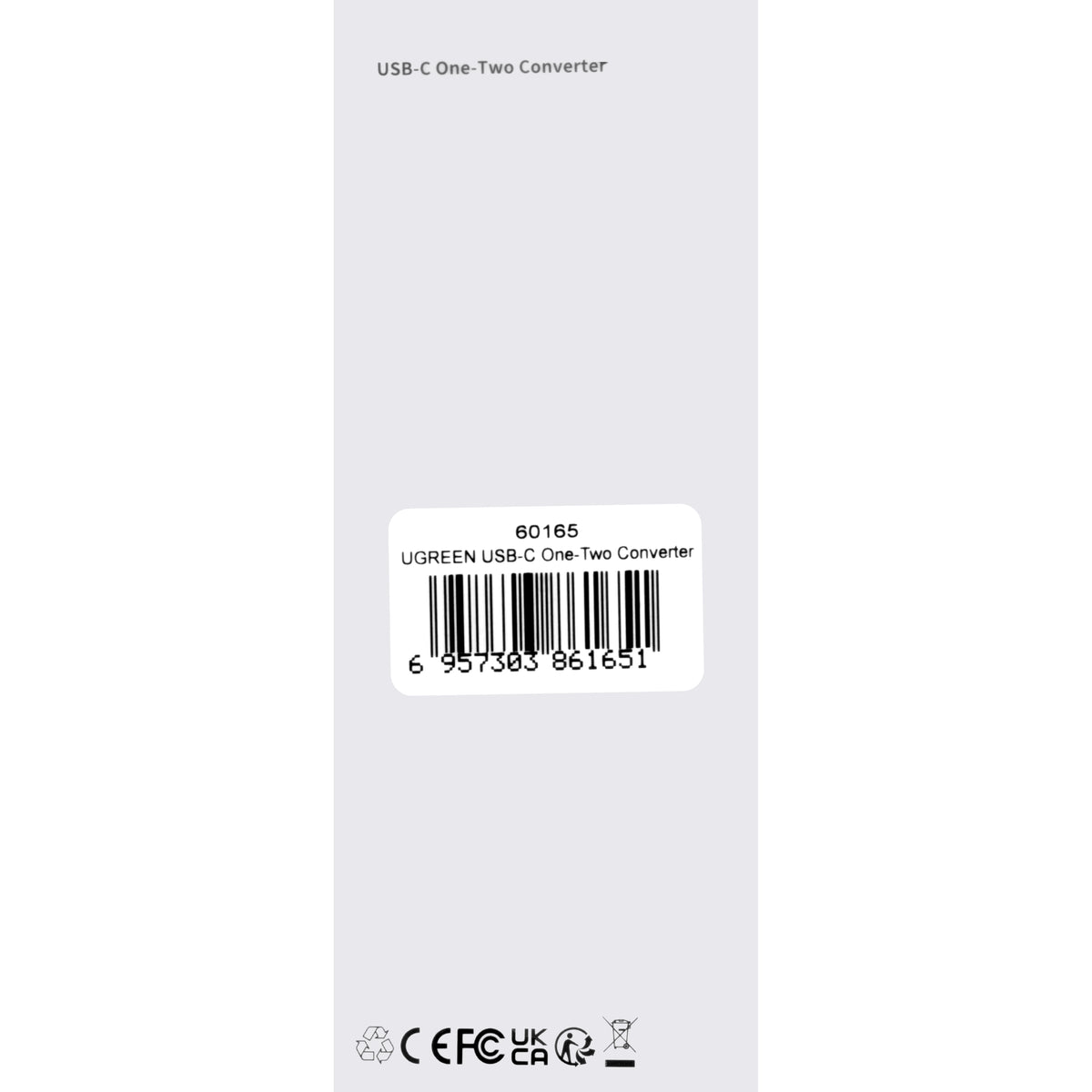 USB-C - Adaptador de audio USB-C / USB-C UGREEN CM232, Gris