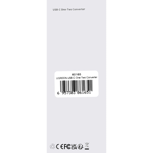 USB-C - Adaptador de audio USB-C / USB-C UGREEN CM232, Gris