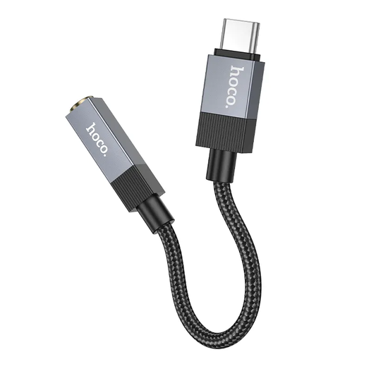 Adaptador de Audio USB-C - 3.5mm HOCO UPA32C, Negro