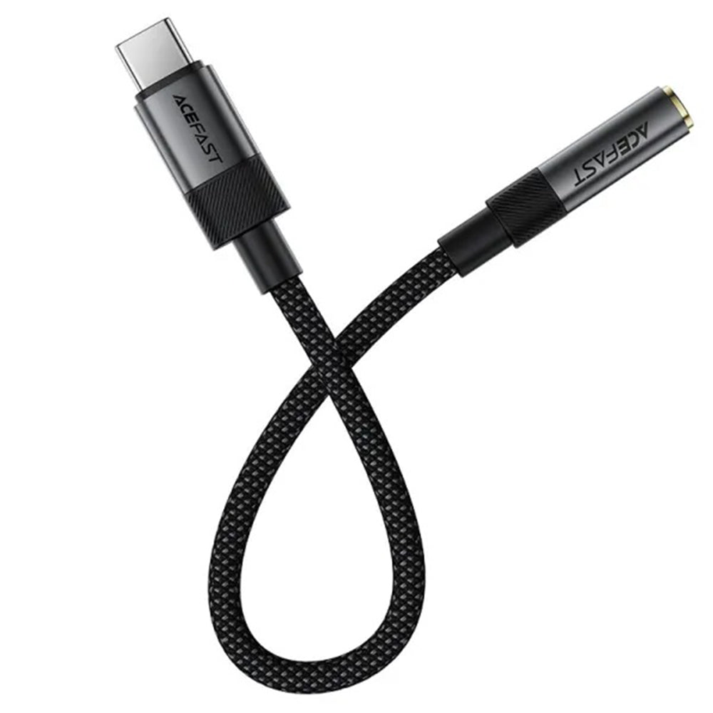 Adaptador de Audio USB-C - 3.5mm Acefast J12, Negro