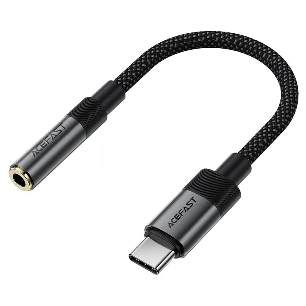 Adaptador de Audio USB-C - 3.5mm Acefast J12, Negro