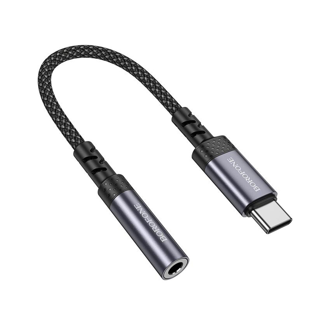 Adaptador de Audio USB-C - 3.5mm Borofone BV24, Gris