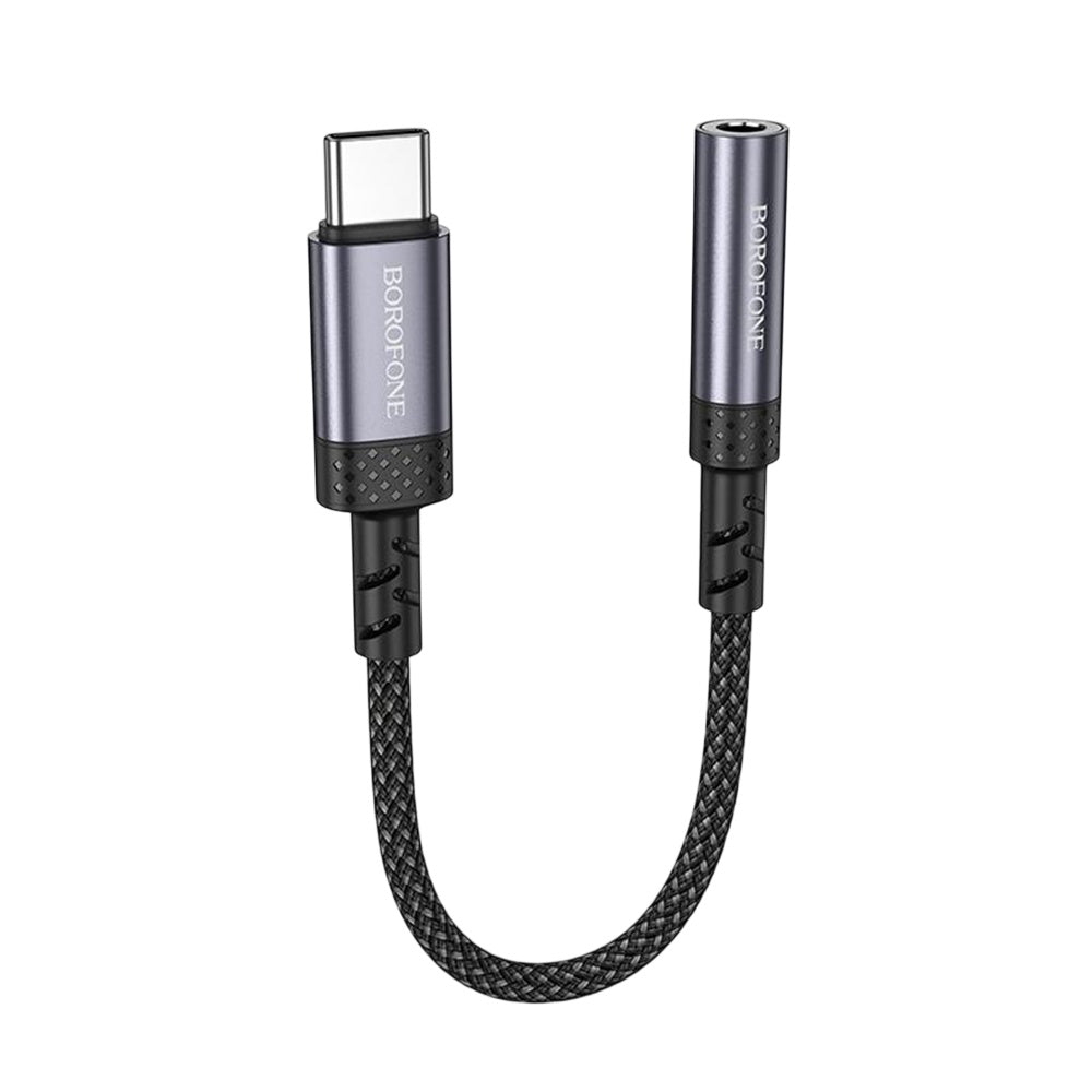 Adaptador de Audio USB-C - 3.5mm Borofone BV24, Gris