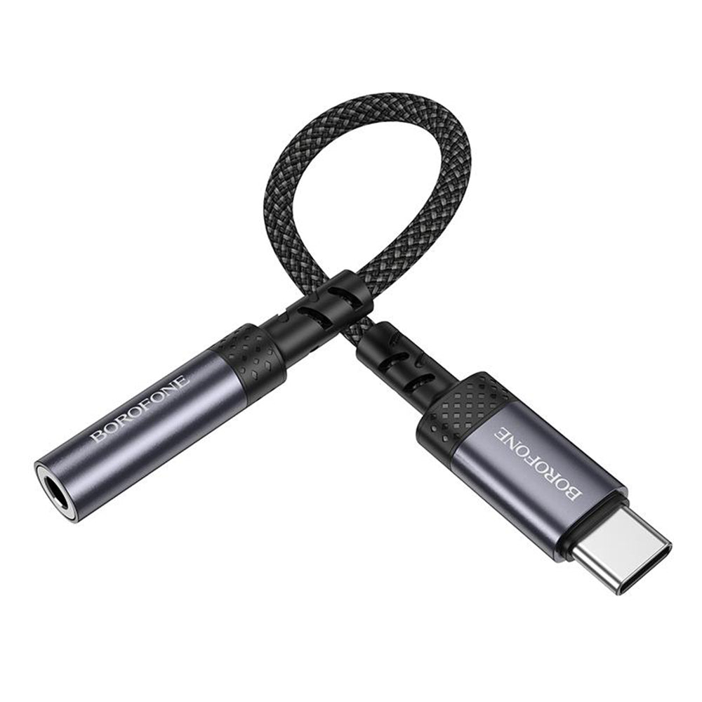 Adaptador de Audio USB-C - 3.5mm Borofone BV24, Gris