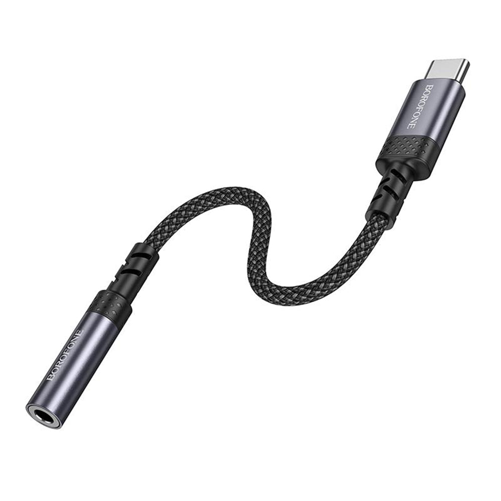 Adaptador de Audio USB-C - 3.5mm Borofone BV24, Gris