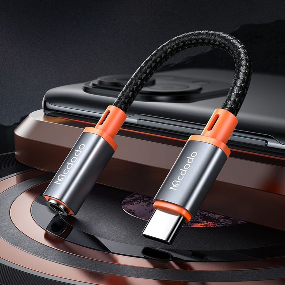 Adaptador de Audio USB-C - 3.5mm McDodo CA-7561, Negro