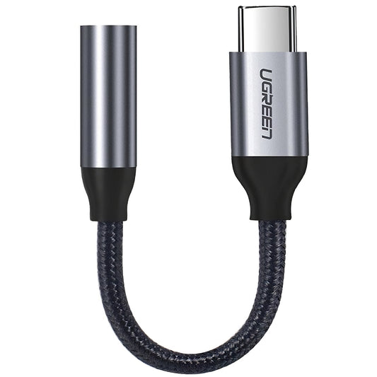 Adaptador de Audio USB-C - 3.5mm UGREEN AV142, Gris