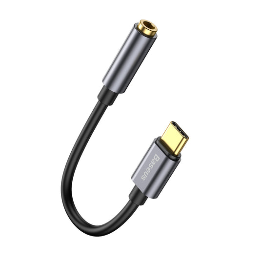 Adaptador de audio 3,5 mm - USB-C Baseus L54, Gris CATL54-0G