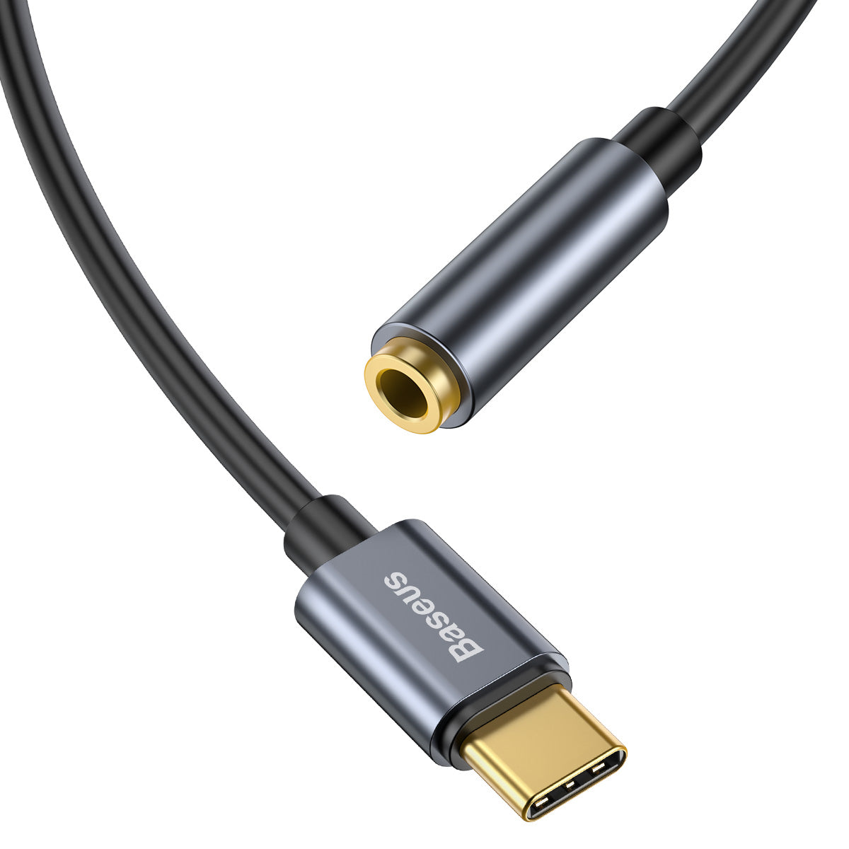 Adaptador de Audio USB-C - 3.5mm Baseus L54, Gris CATL54-0G