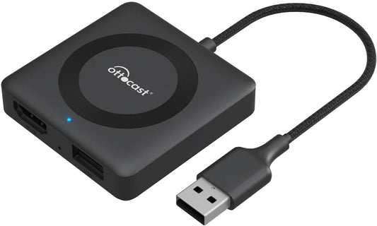 Adaptador Carplay / Android Auto Wireless Ottocast Car TV Mate Max para Apple iPhone / Android Series CA361-C4