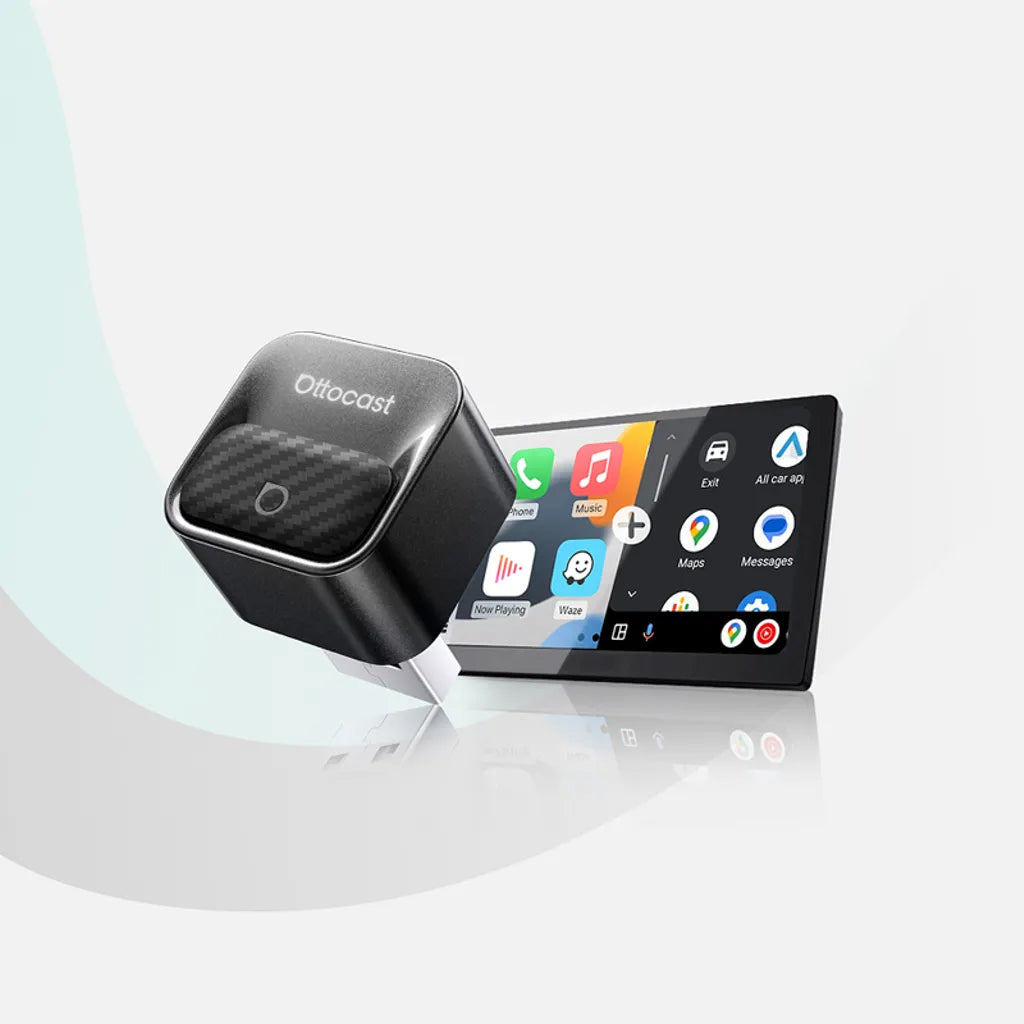 Adaptador Carplay / Android Auto Inalámbrico Ottocast Mini Pico Style B para Apple iPhone / Android Series CA525-T3