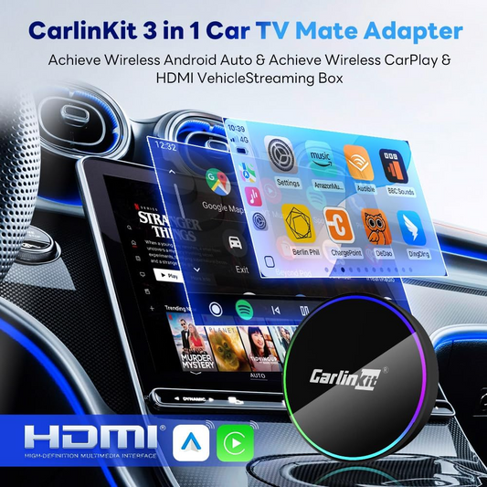 Adaptador Carplay / Android Auto Wireless Carlinkit HD2CP Pro para Apple iPhone / Android Series