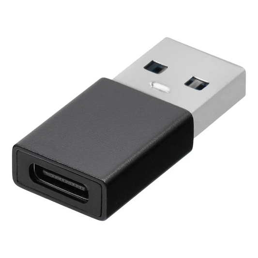 Adaptador de Datos y Carga USB-C - USB-A Blue Star, Negro