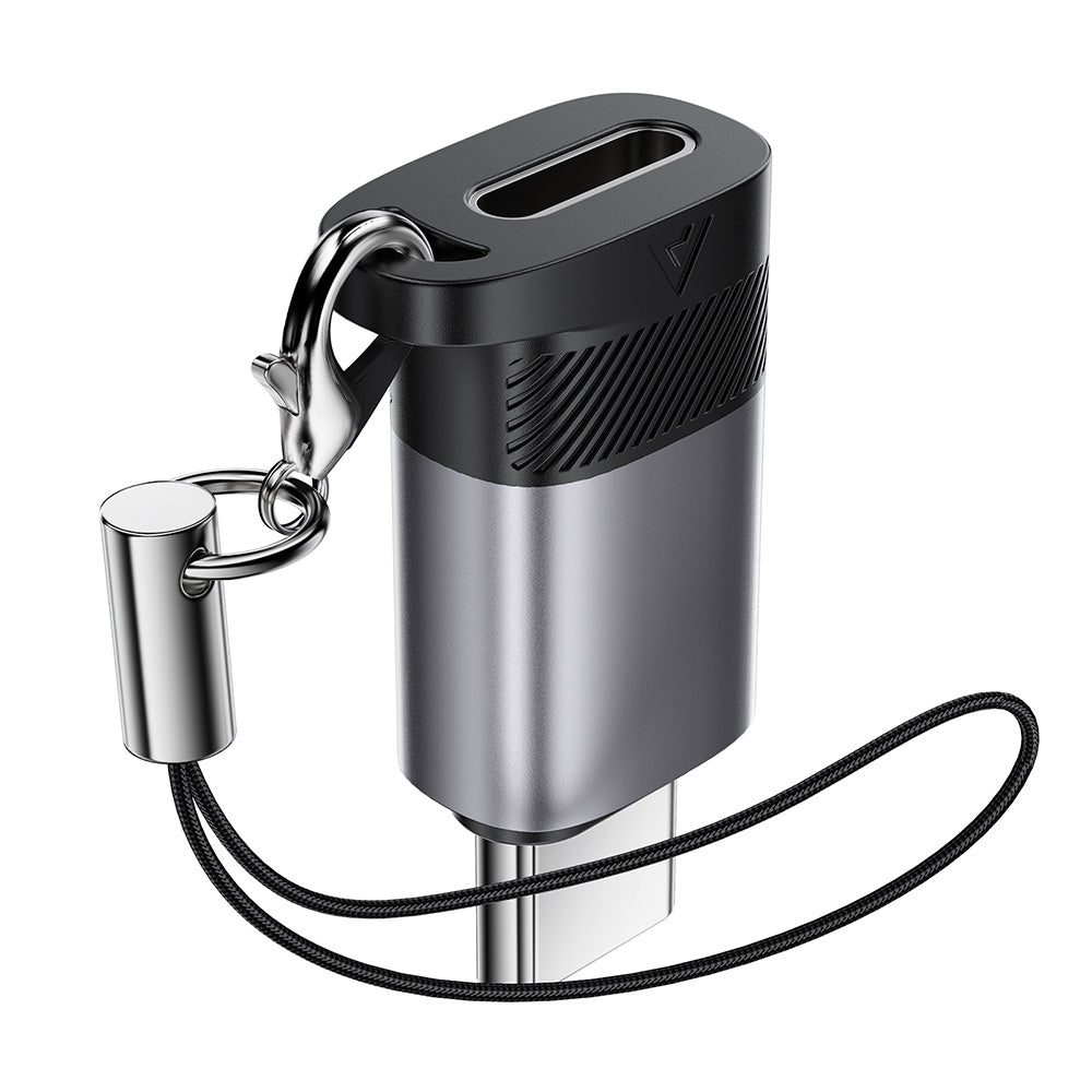 Lightning Data and Charging Adapter - USB-C Acefast J19, Gray