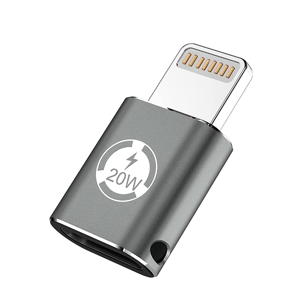 Adaptador de Datos y Carga USB-C - Lightning Techsuit A11 TitanCoreX, Gris