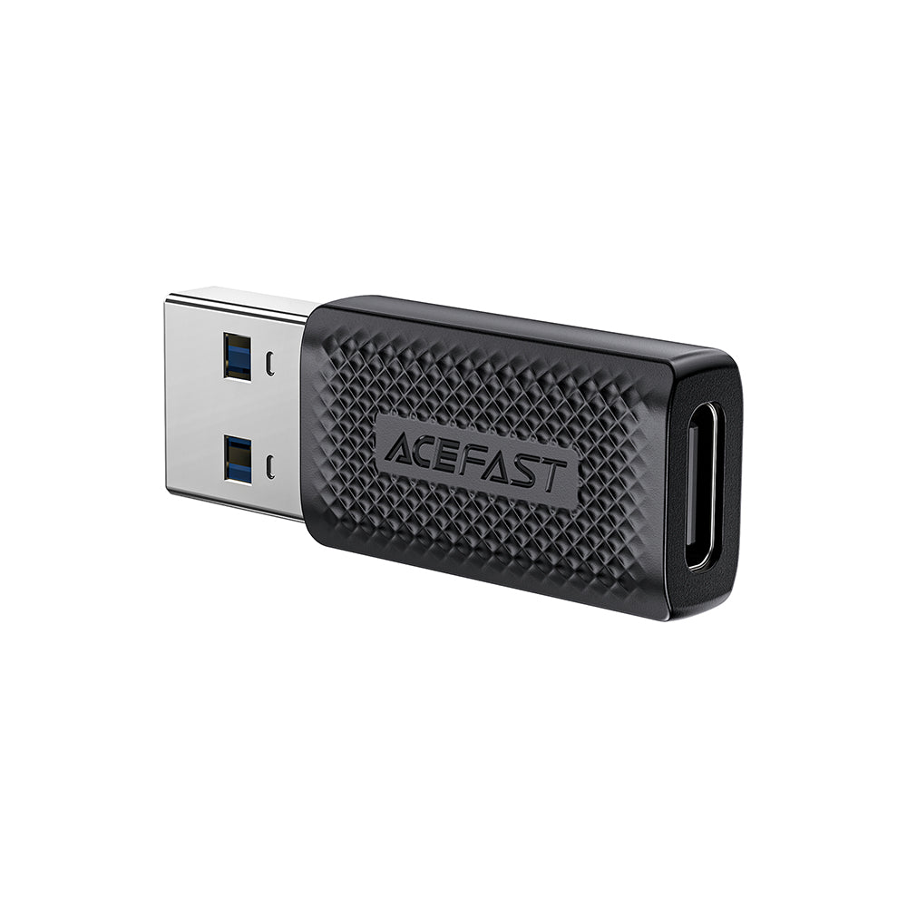 Adaptador de Datos y Carga USB-C - USB-A Acefast J2, Negro