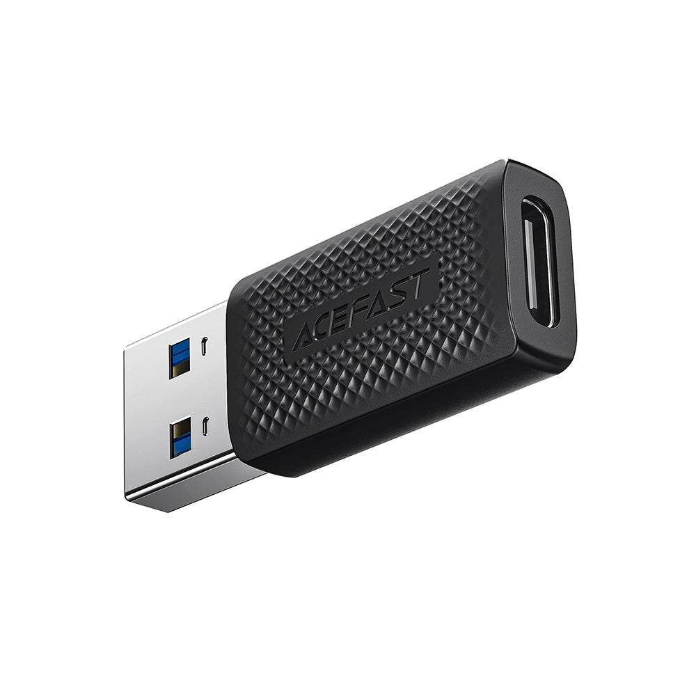 Adaptador de Datos y Carga USB-C - USB-A Acefast J2, Negro
