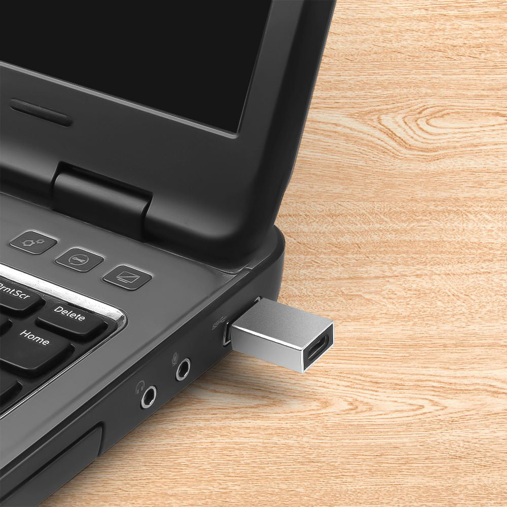 Adaptador de Datos y Carga USB-C - USB-A Fixed, Gris