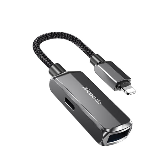 Adaptador OTG Lightning - USB-A McDodo CA-2690, Gris