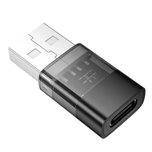 Adaptador de Datos y Carga USB-C - USB-A HOCO UA36C, Negro