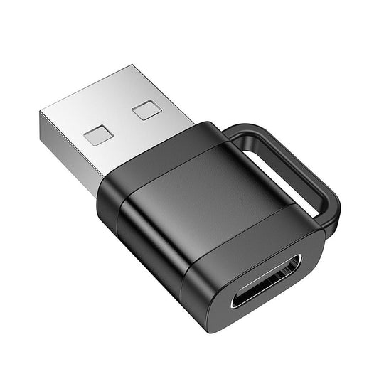 Adaptador de Datos y Carga USB-C - USB-A HOCO UA31D, Negro