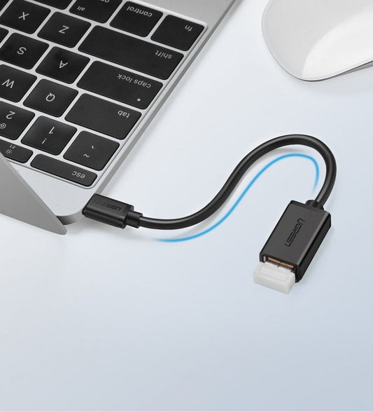 Adaptador USB-C a USB-A OTG UGREEN US154, Negro