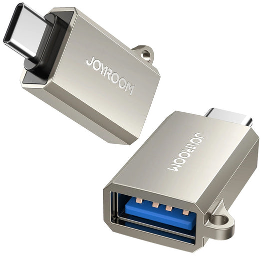Adaptador OTG USB-C - USB-A Joyroom S-H151, Plateado