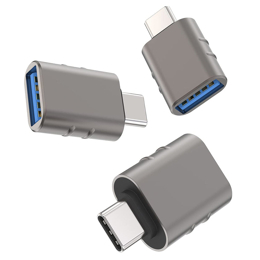 Adaptador OTG USB-C - USB-A Techsuit A10 SlateVolt, Gris