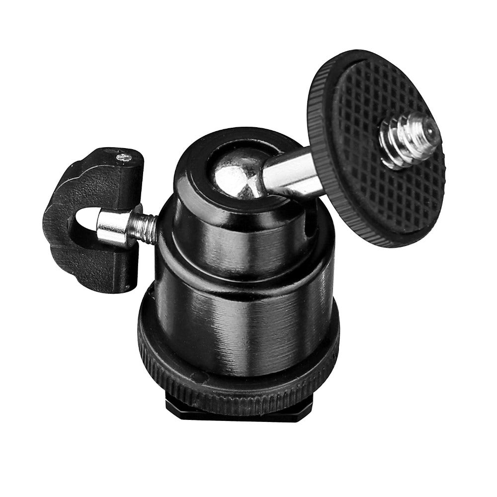 Adaptador Patina Cold Shoe - 1/4 pulgada Techsuit BH-2, Negro