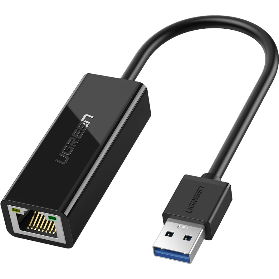 Placa de Red UGREEN CR111, RJ45, USB 3.0, Negro