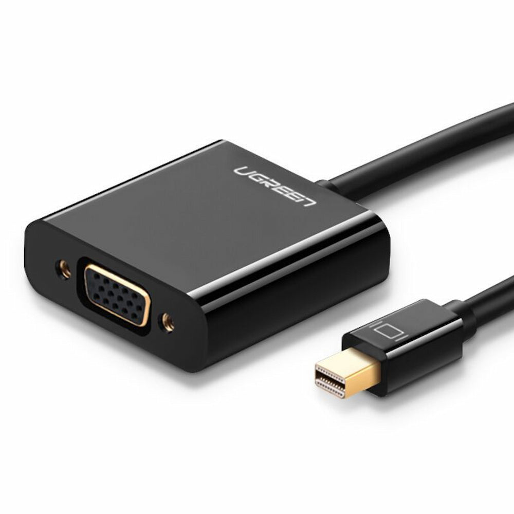 Adaptador de Video UGREEN, MiniDisplayPort - VGA, 1080P, Negro