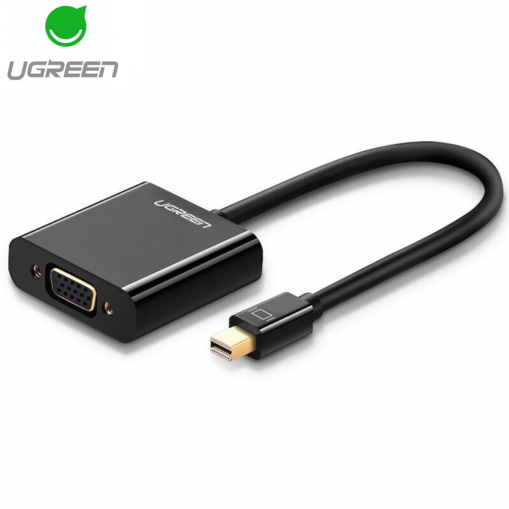 Adaptador de Video UGREEN, MiniDisplayPort - VGA, 1080P, Negro