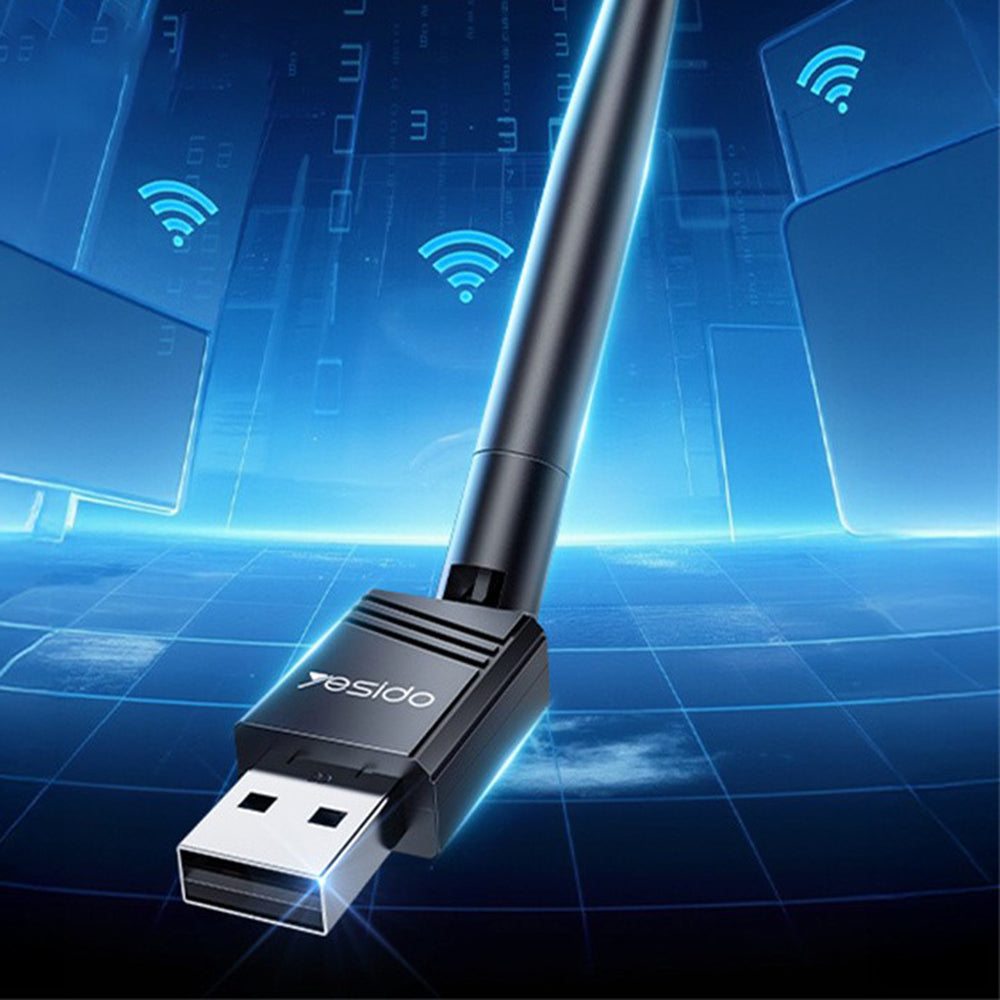 Adaptador inalámbrico Yesido WP11, 150Mbps, Negro