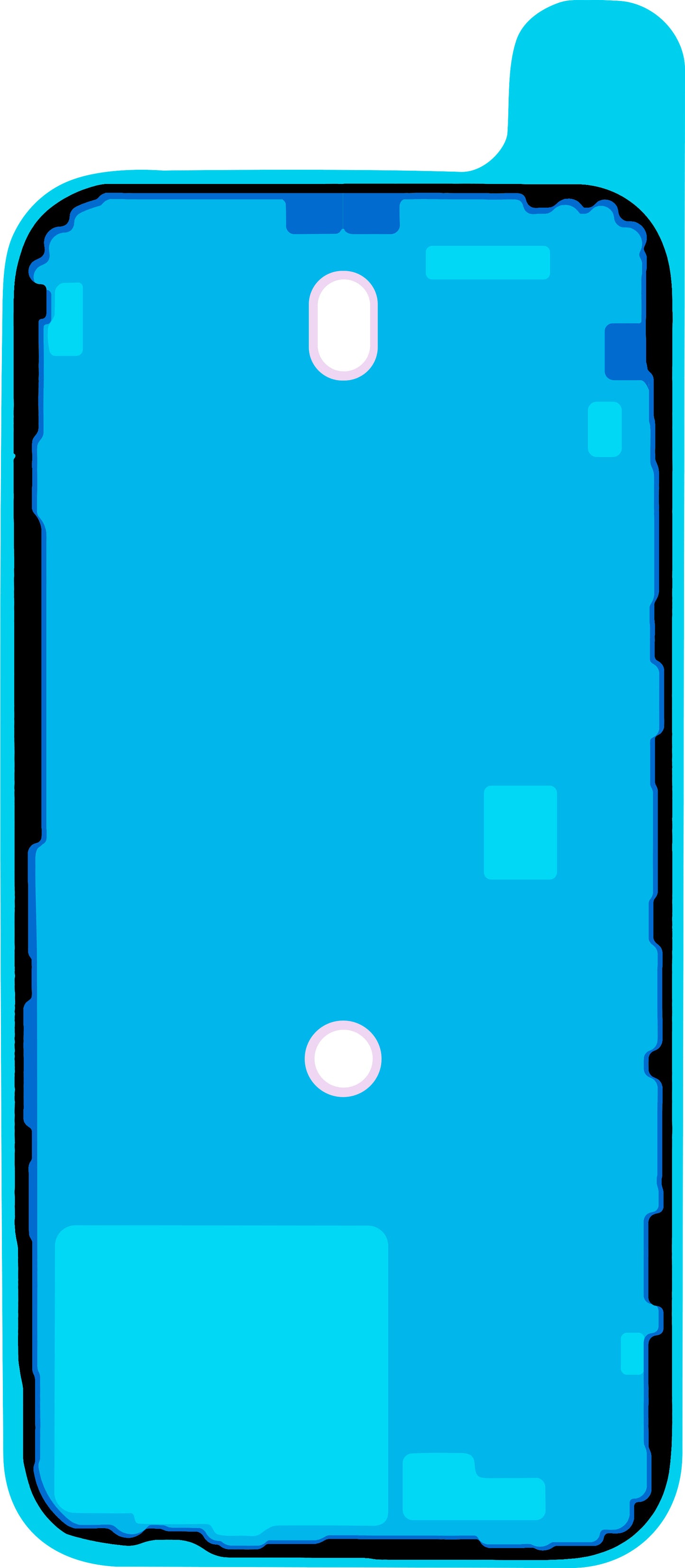 Adhesivo Tapa Batería Apple iPhone 15, Service Pack 923-09185