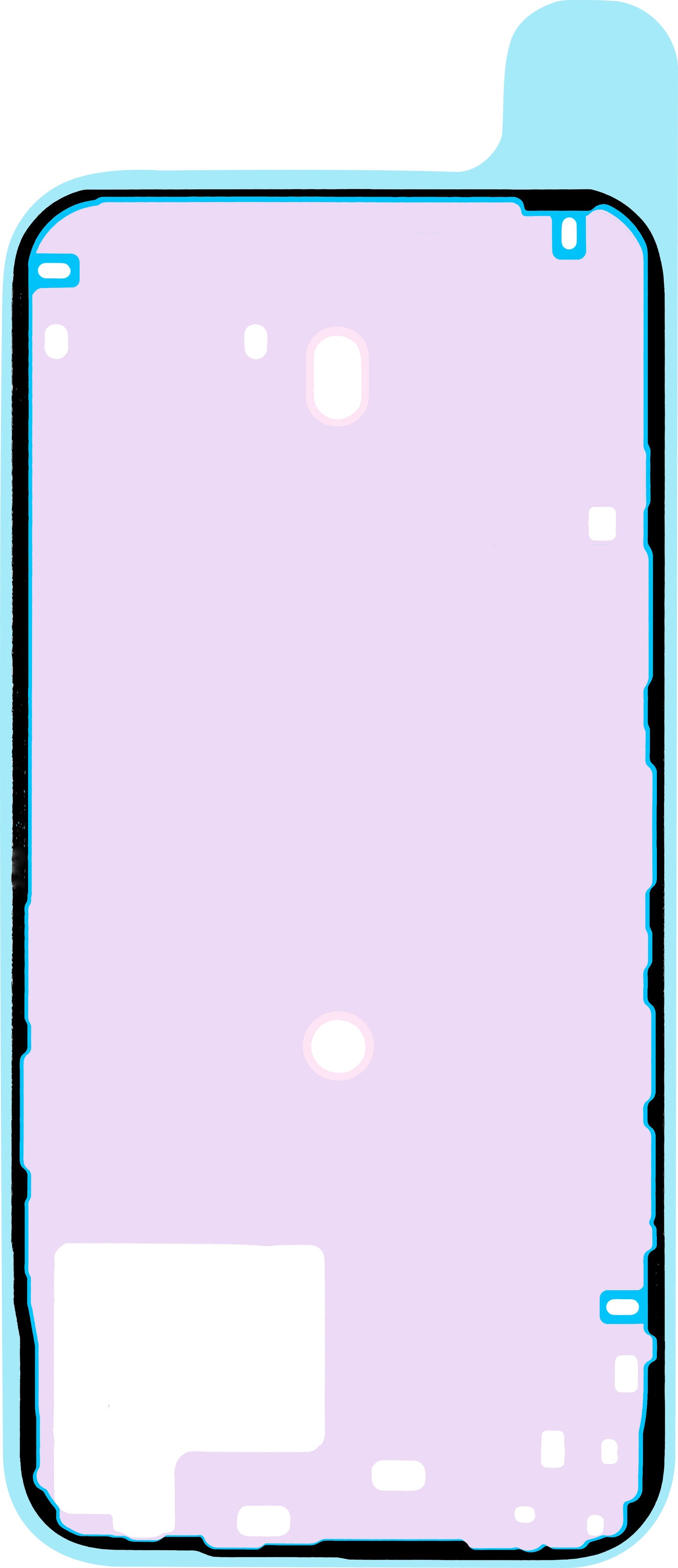 Adhesivo Tapa Batería Apple iPhone 15 Plus, Service Pack 923-09187