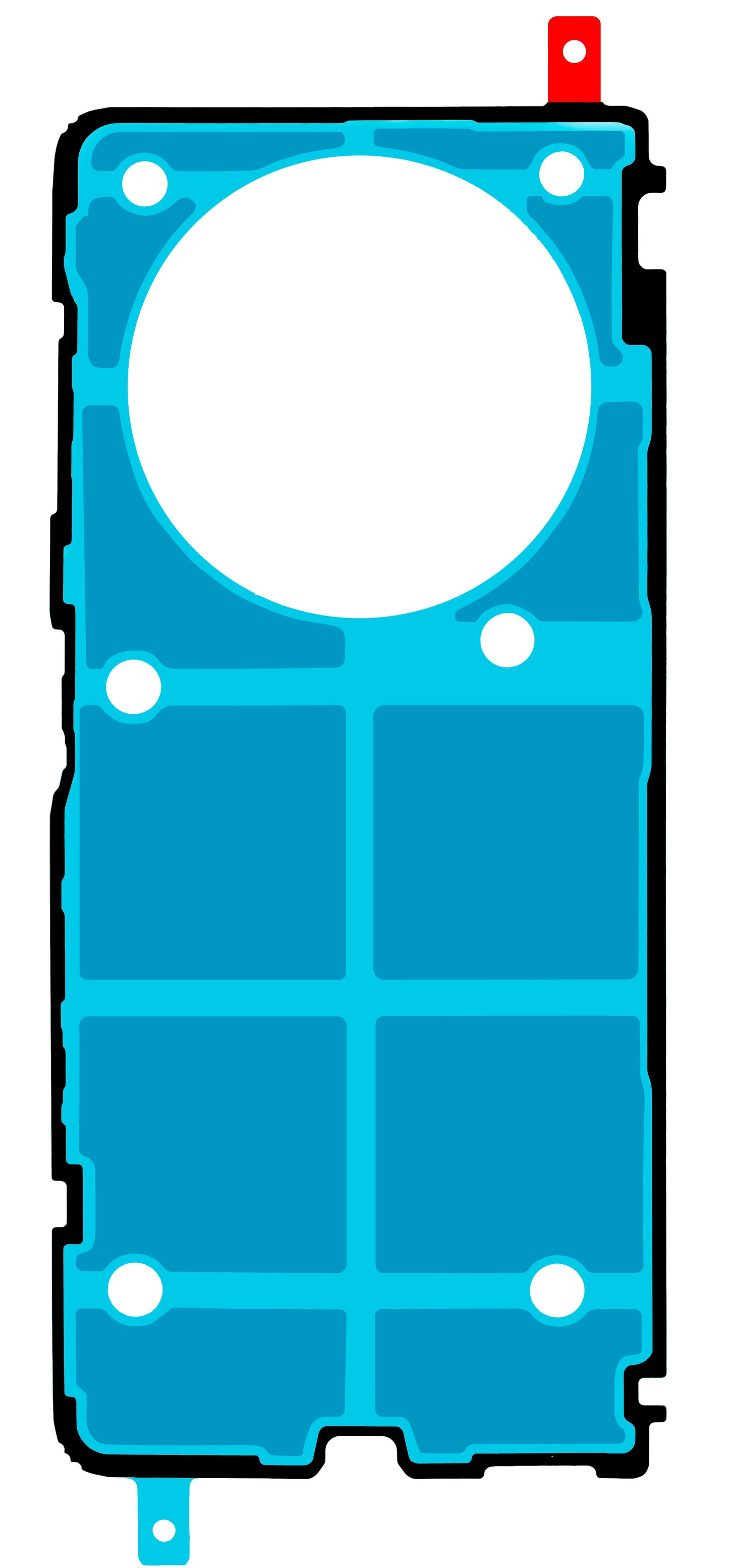 Adhesivo Tapa Batería Honor Magic V5, Service Pack 5163AFQH