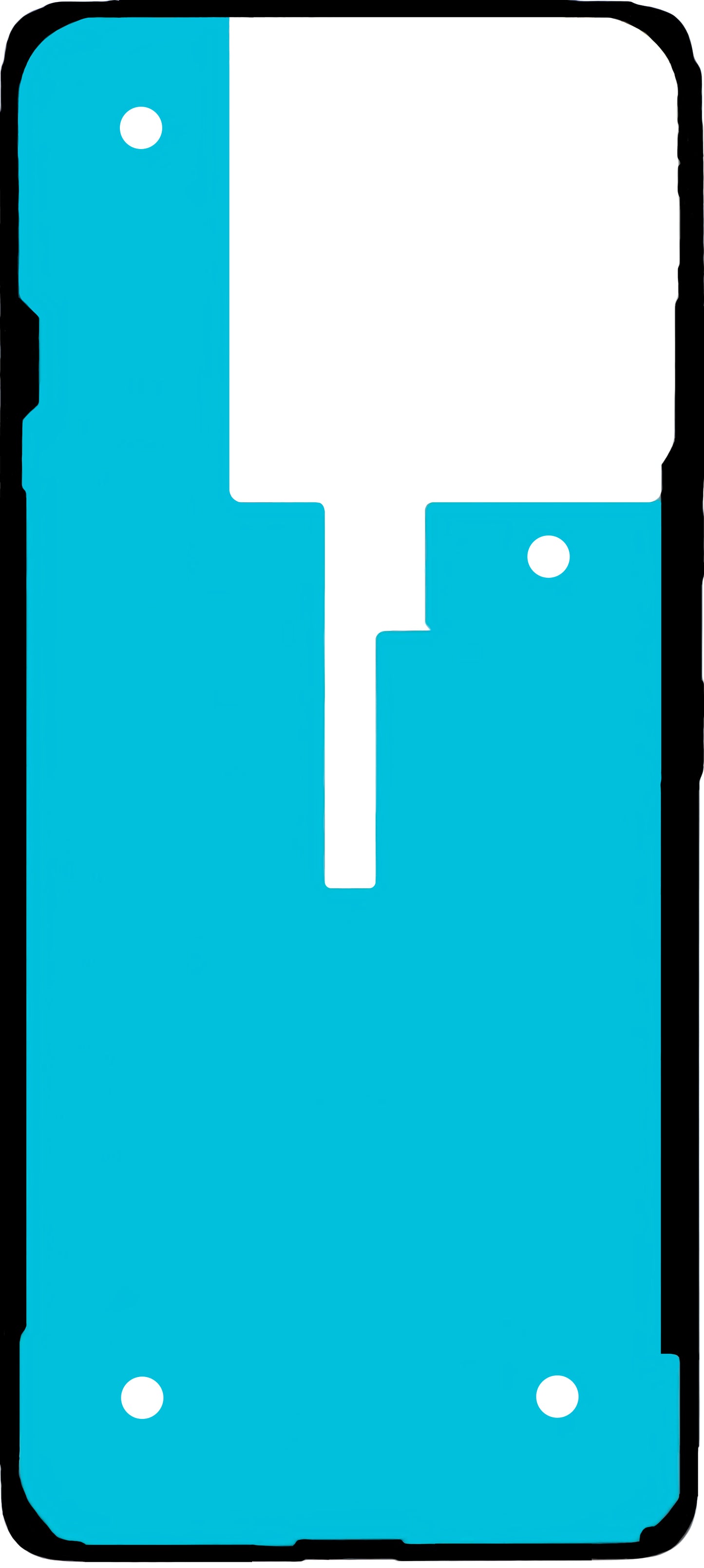 Adhesivo Tapa Batería Motorola Edge 60 Pro, Service Pack 5D78C30147