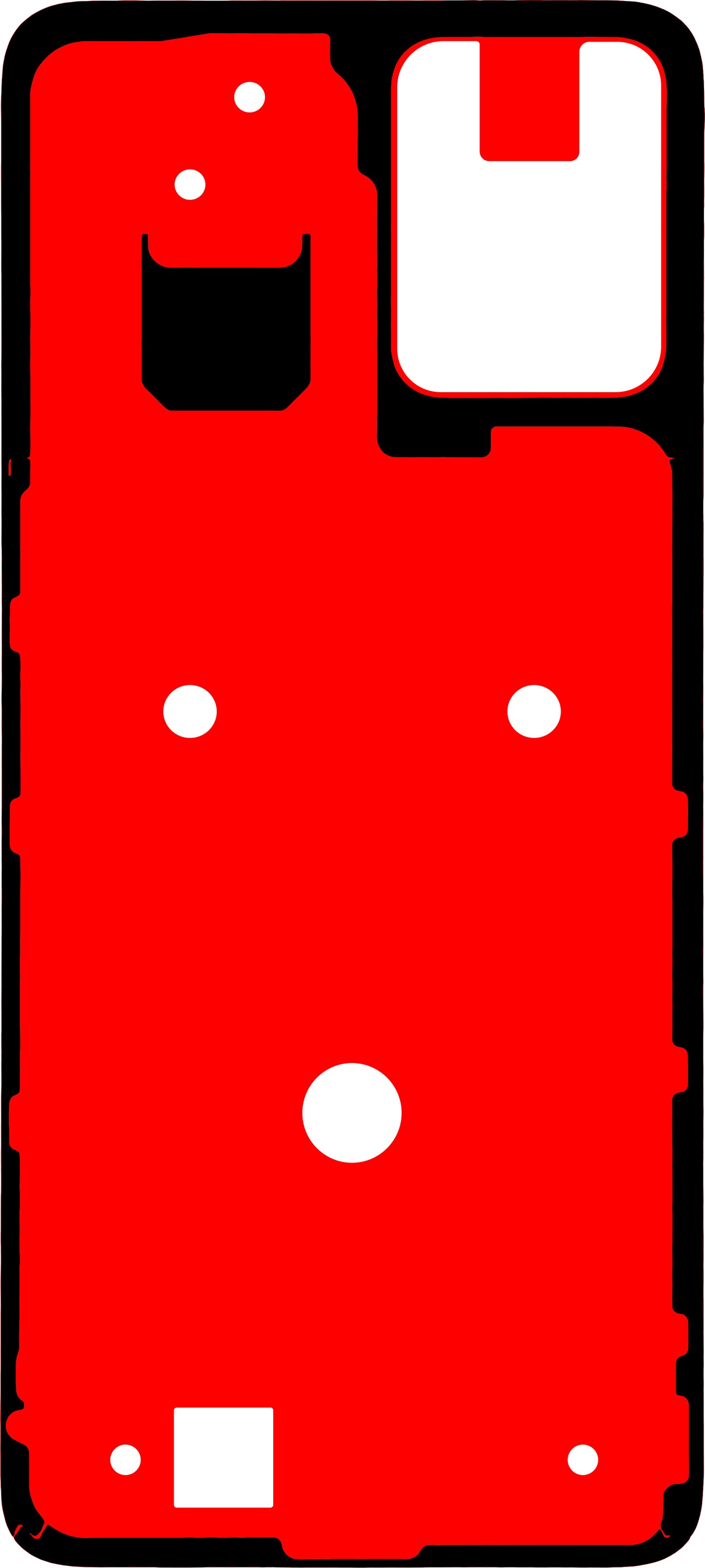 Adhesivo Tapa Batería Motorola Moto G13, Service Pack 5D78C22490