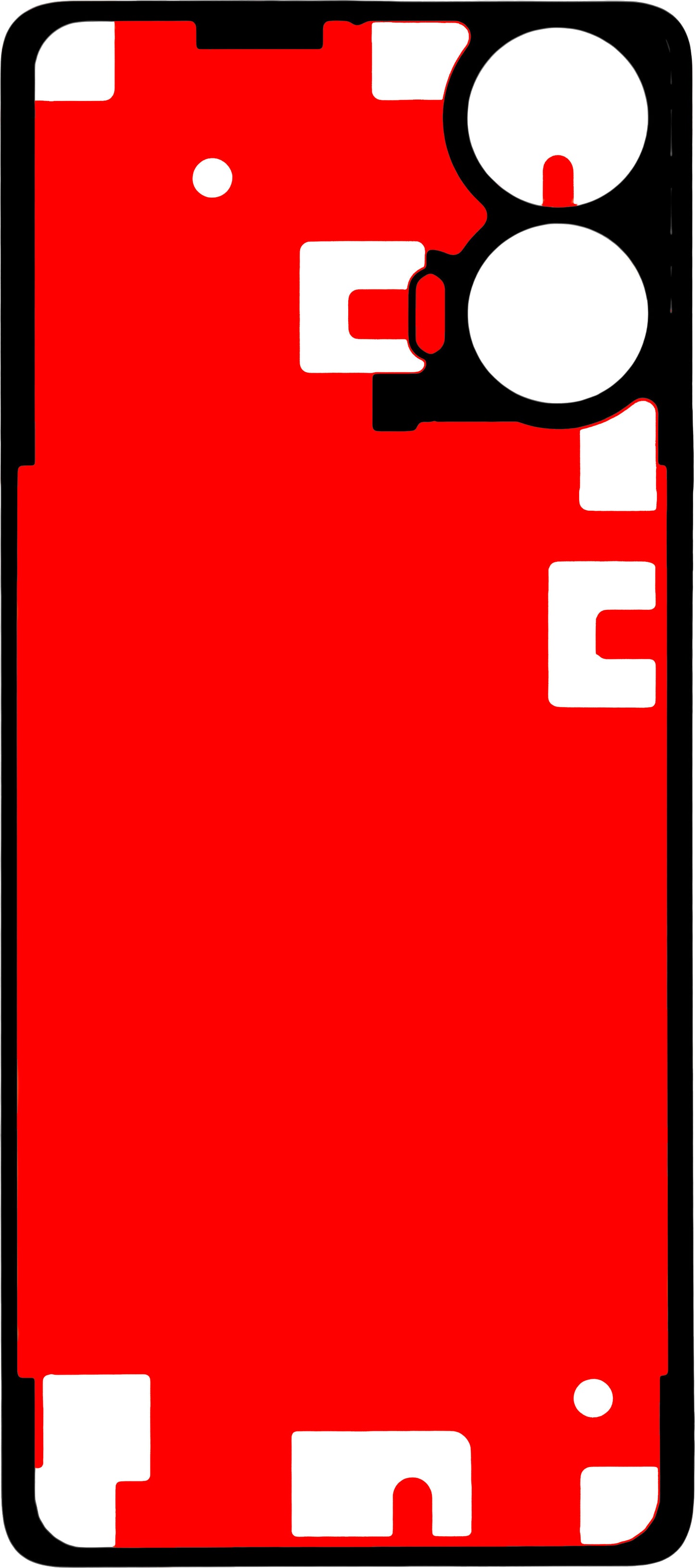 Adhesivo Tapa Batería Motorola Moto G24, Service Pack 5D78C23855