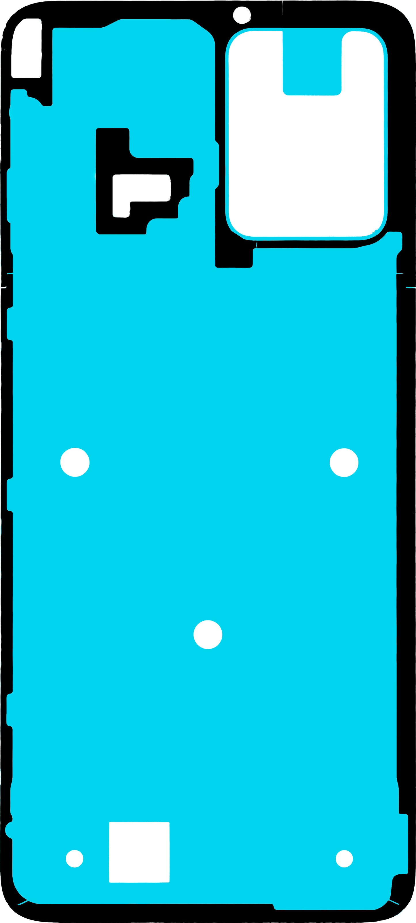 Adhesivo Tapa Batería Motorola Moto G53, Service Pack 5D78C22164