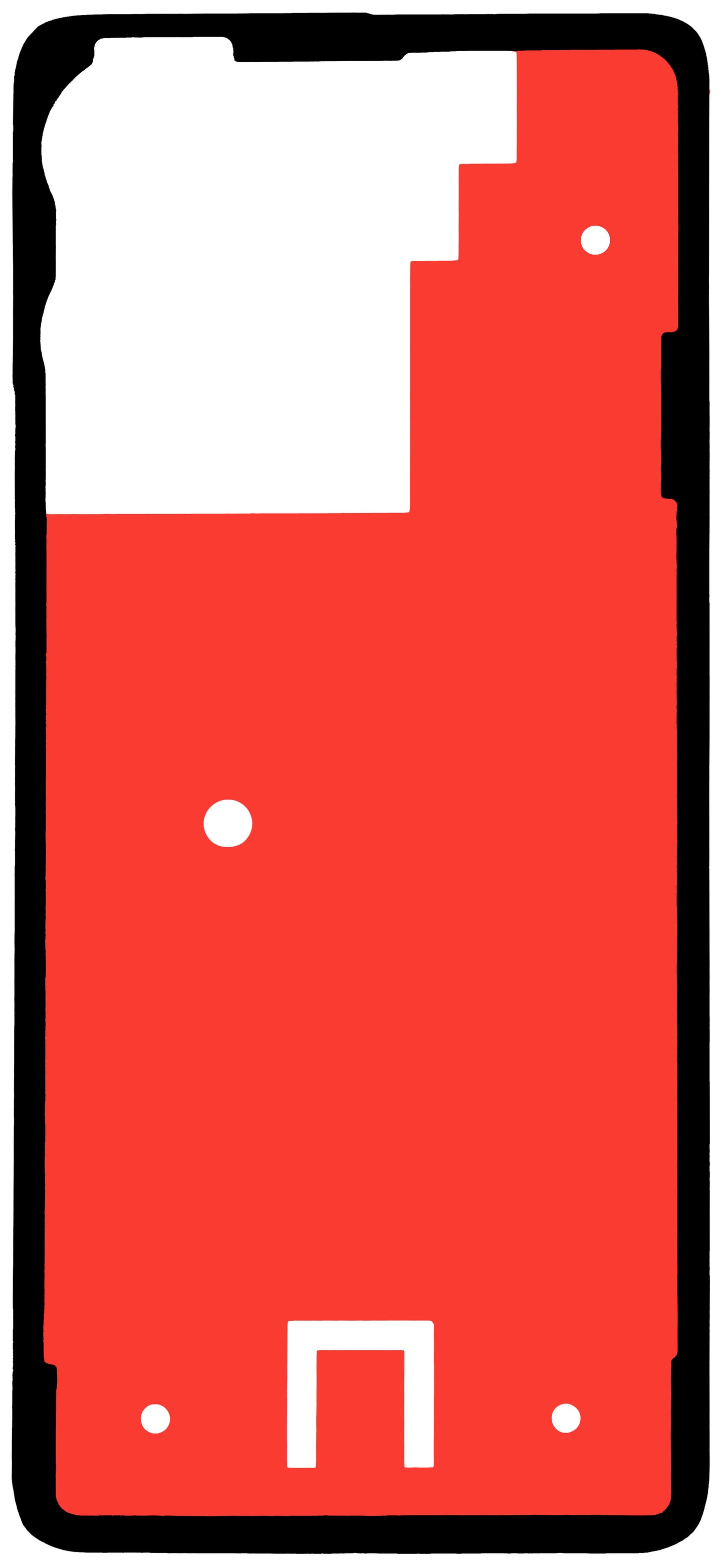 Adhesivo Tapa Batería Motorola Moto G86 Power, Service Pack 5948C30670