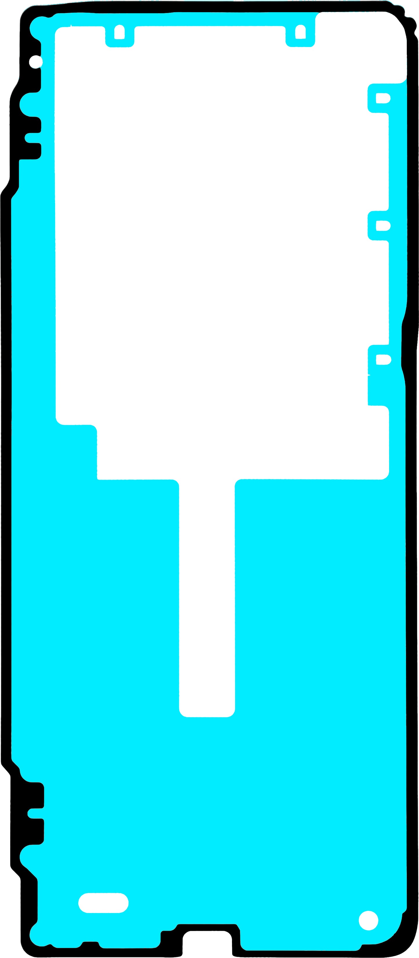 Adhesivo Tapa Batería Motorola Razr Fold, Paquete de Servicio 5D78C32303
