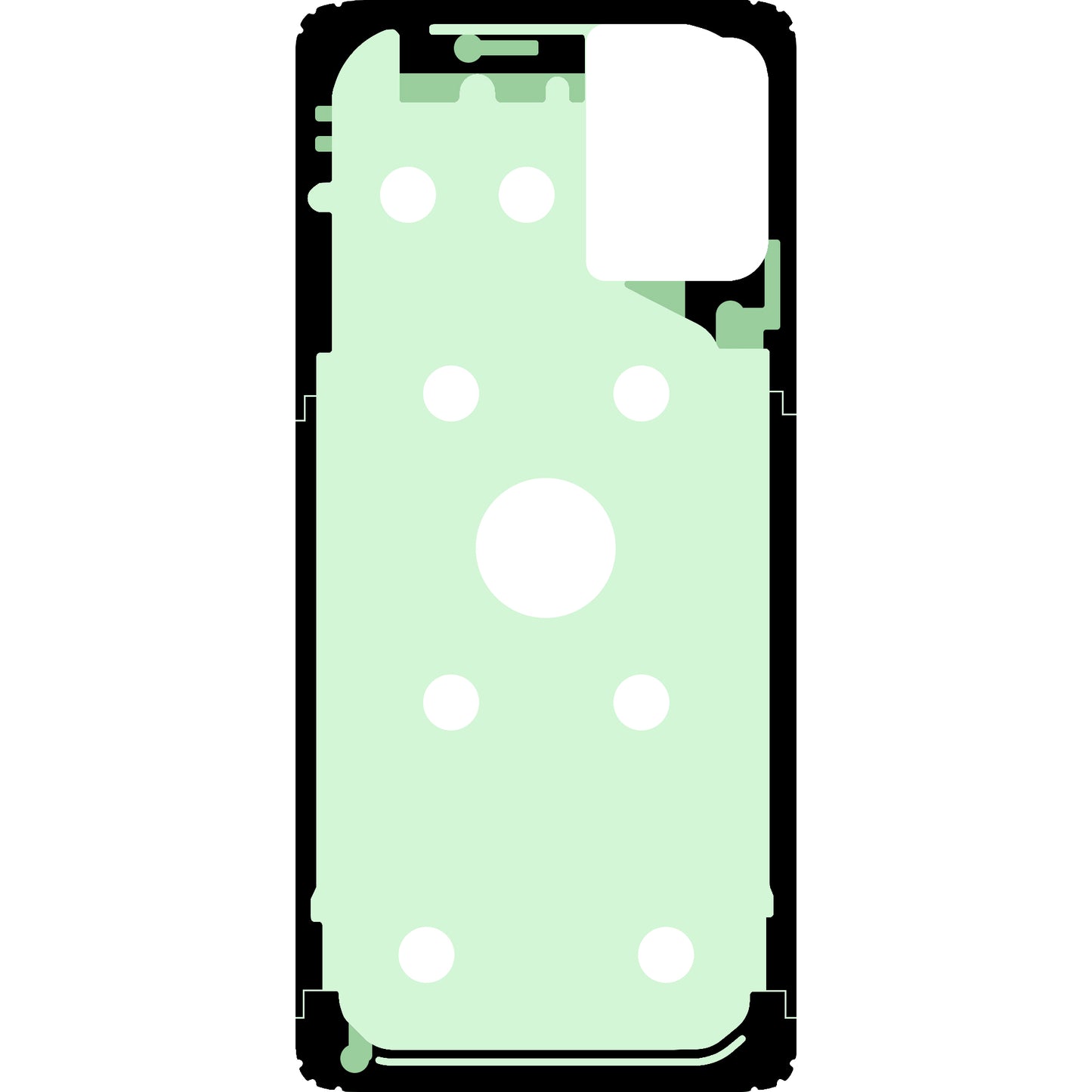 Adhesivo Tapa Batería Samsung Galaxy A51 5G A516, Service Pack GH81-18660A